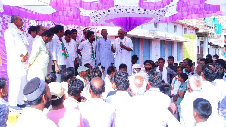 सारंगपुर विधानसभा के ग्राम भयाना में आयोजित नुक्कड़ सभा