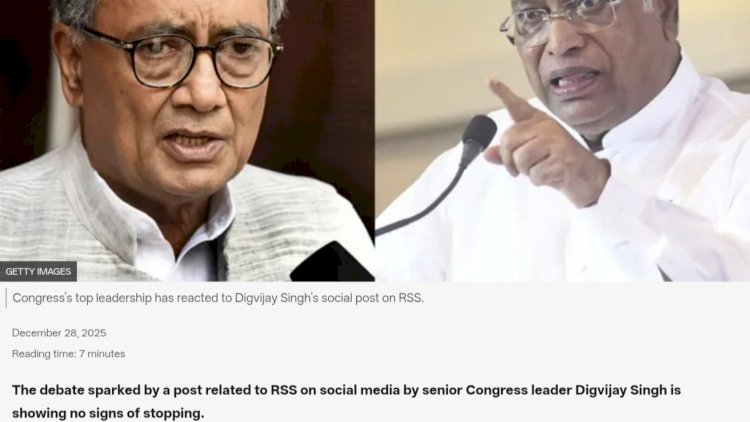 Debate continues over Digvijay Singh's RSS statement
